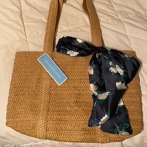 Draper James straw bag